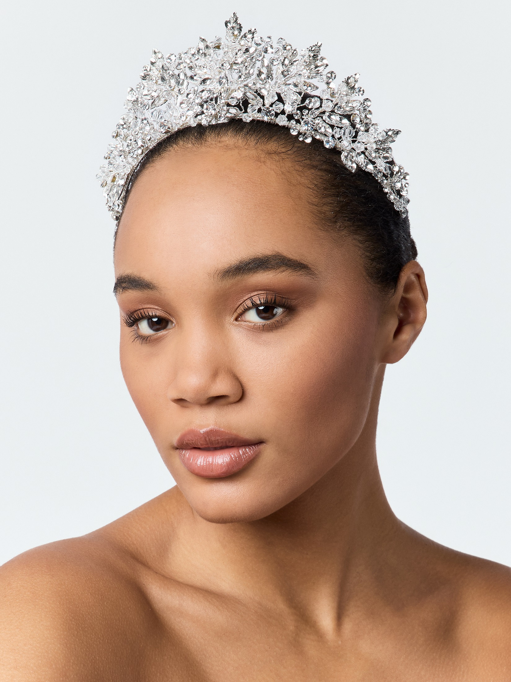 Boland Tiara Edelweiß – Blau-weiße Festtagstiara Mit Band & Blüte Für Oktoberfest & Mottopartys